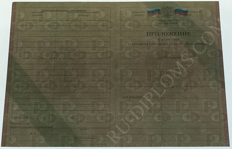 Аттестат о среднем (полном) образовании 2010-2013 год Аттестат о среднем (полном) образовании 2010-2013 год